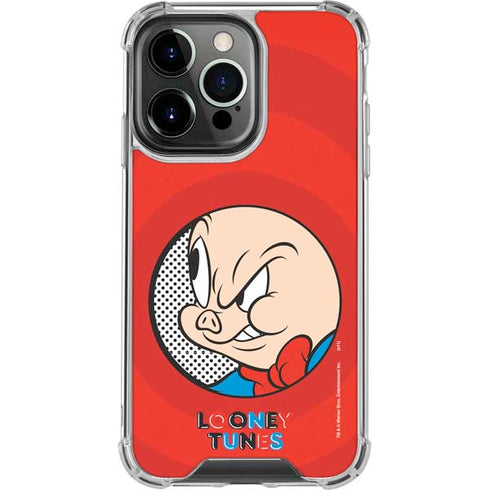 Looney Tunes Porky Pig Full iPhone 16 Pro Clear Case